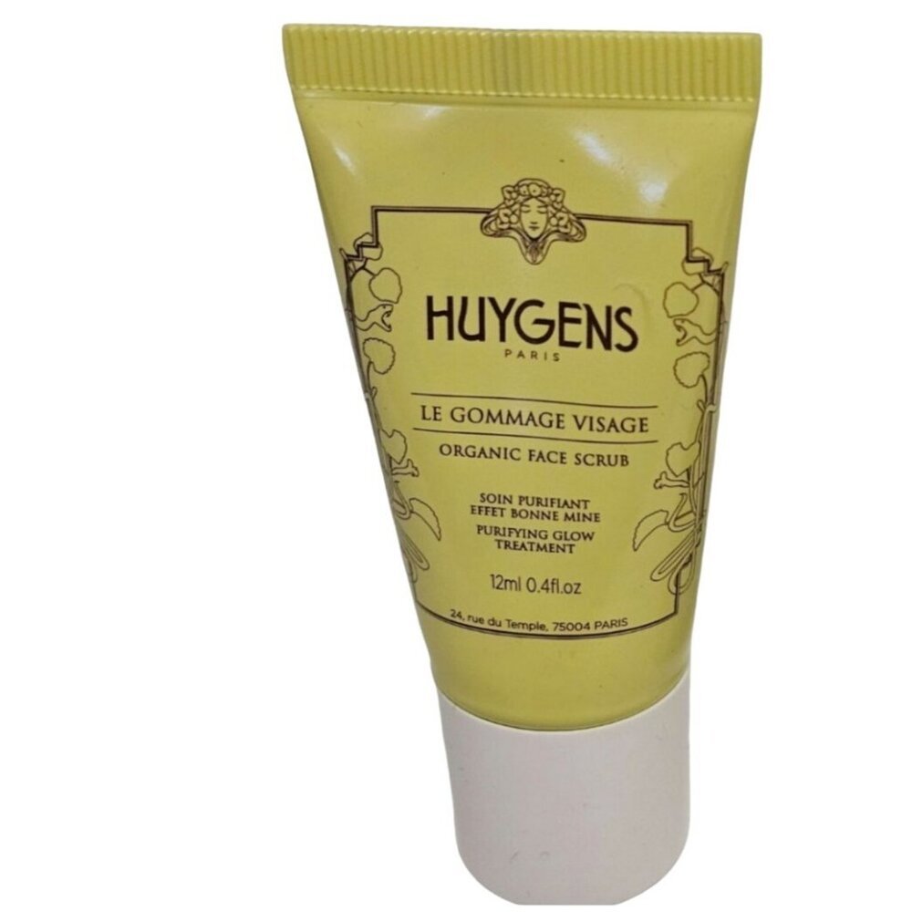 Huygens Organic Face Scrub Purifying Glow Treatment Creamy 0.4oz 12mL